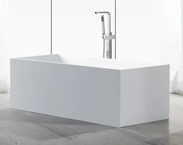 Flat-sided Stone Bath - 1560mm - B029-A