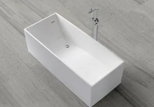 Flat-sided Stone Bath - 1560mm - B029-A