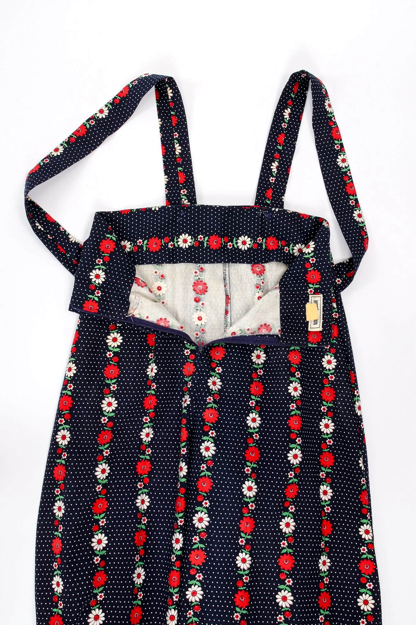Floral Dot Suspender Pant