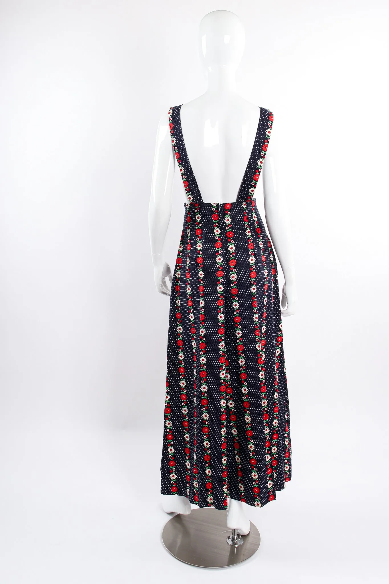 Floral Dot Suspender Pant