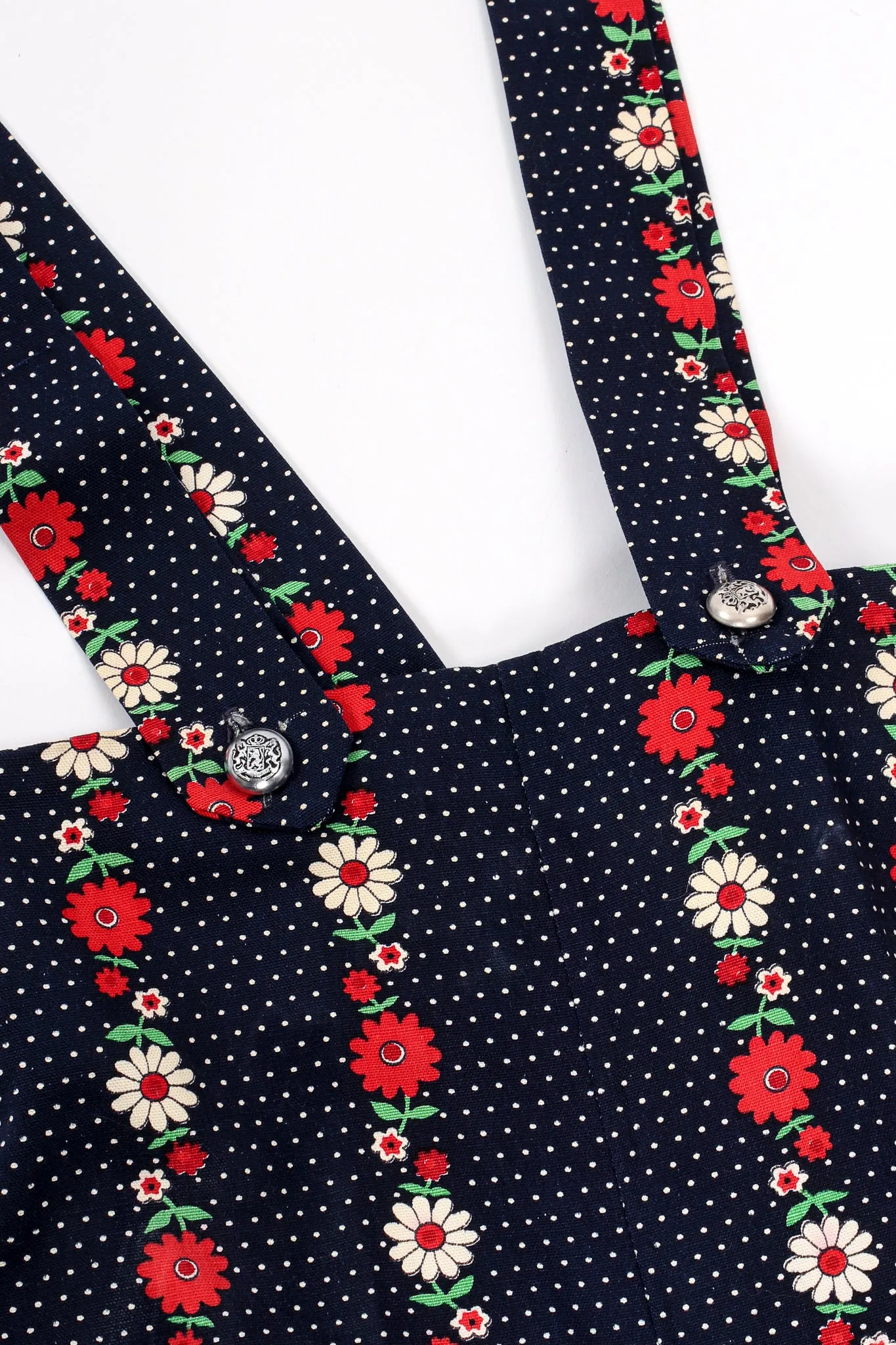 Floral Dot Suspender Pant