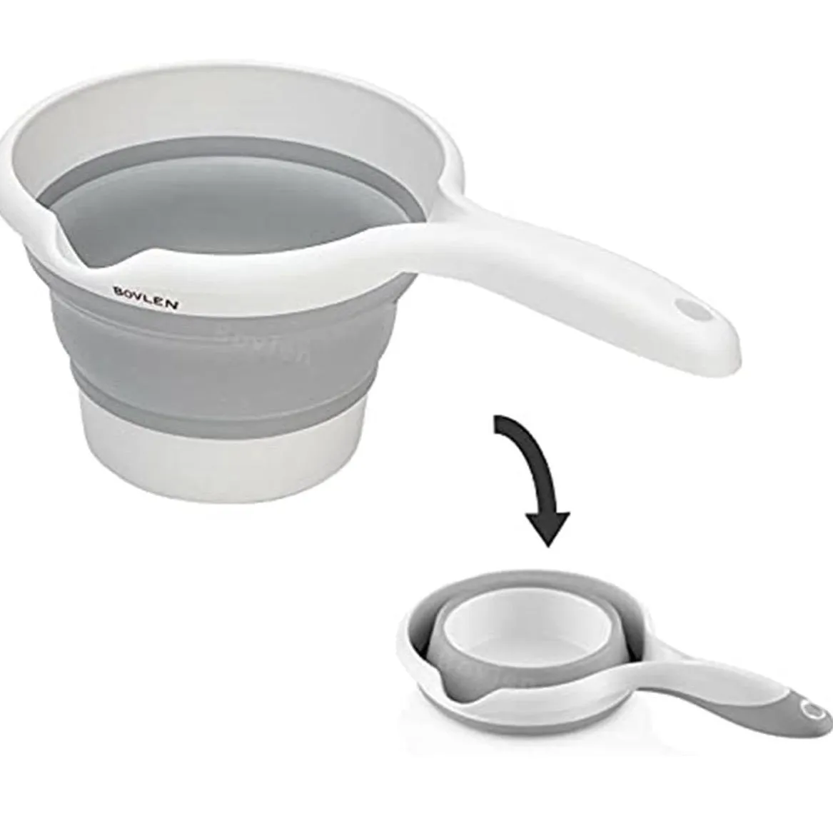 Foldable bath cup