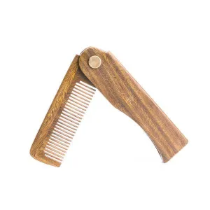 Foldable Beard Comb -Sandalwood