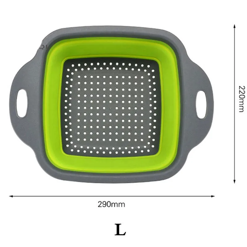 Foldable Fruit and Vegetable Colander Washing Basket