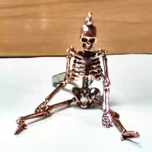 Foldable Skeleton Pendant key chain