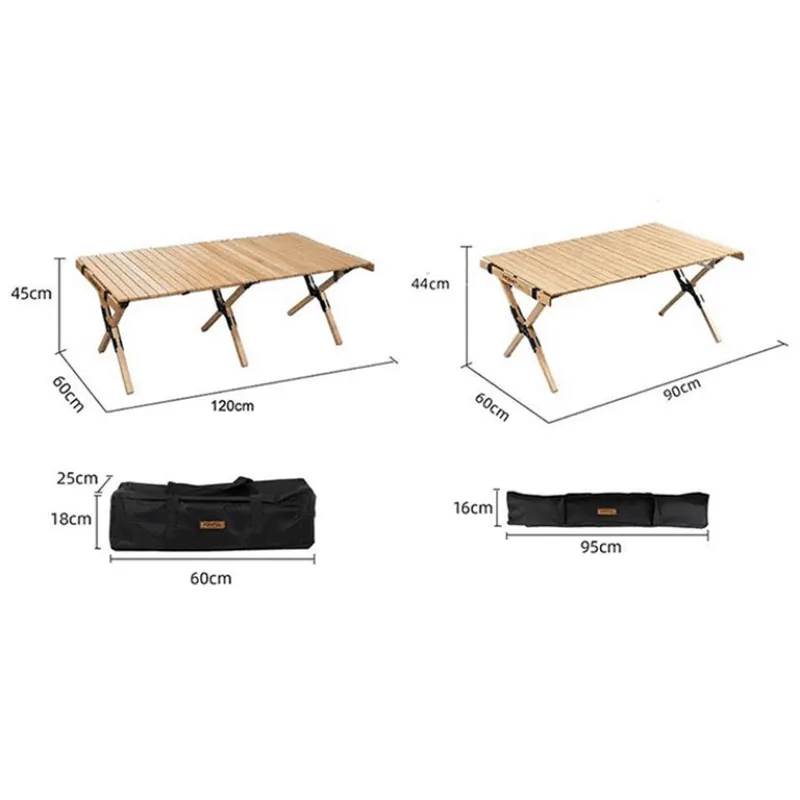 Foldable wooden Table 90x60