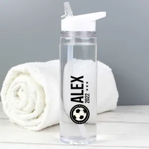 Football Badge Water Bottle