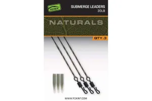 FOX Naturals Submerged Leaders x 3