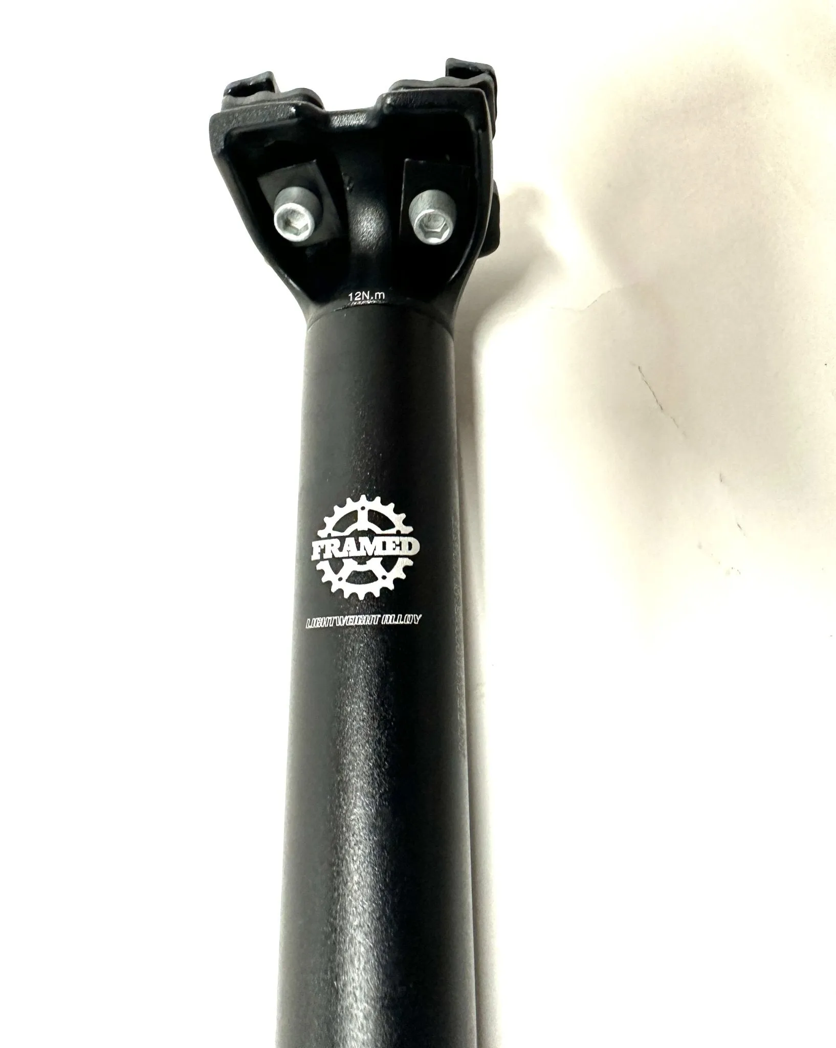 FRAMED Lightweight Alloy MTB Road Bike Seatpost 31.6mm X 400mm Black NEW