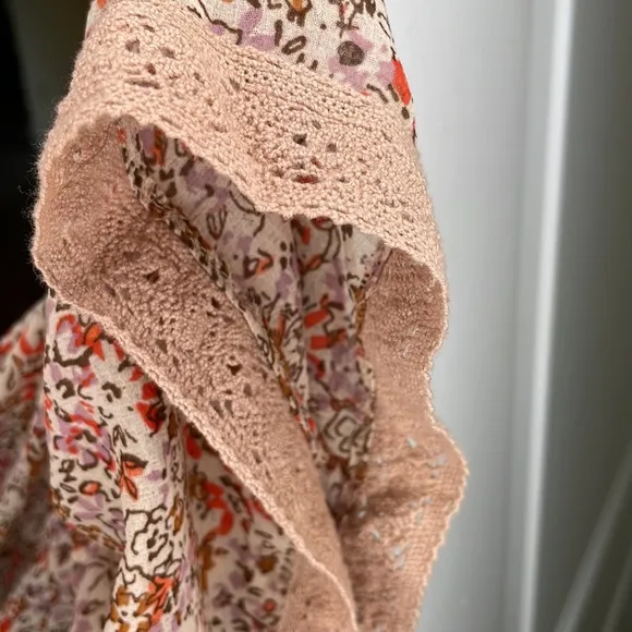 Free People gorgeous lightweight duster kimono jacket new never worn OS