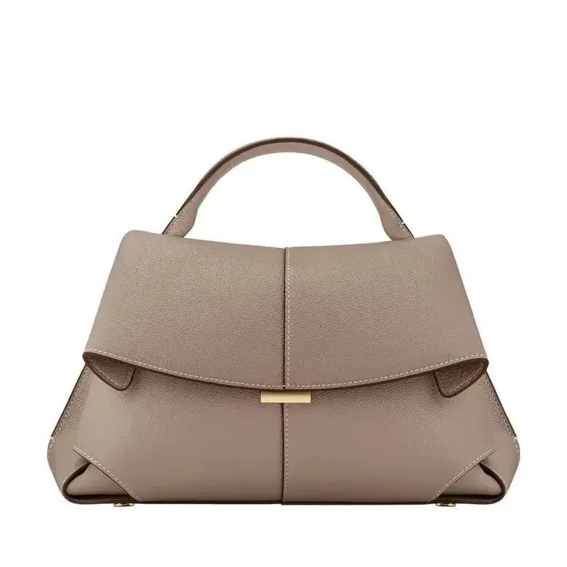 French Women Fashion Genuine Leather Handbags