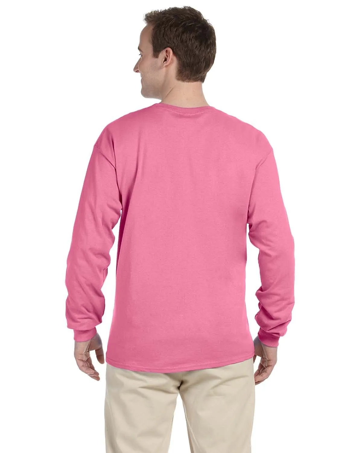 Fruit of the Loom Lightweight Long Sleeve T-Shirt | Azalea