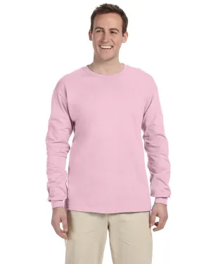 Fruit of the Loom Lightweight Long Sleeve T-Shirt | Classic Pink