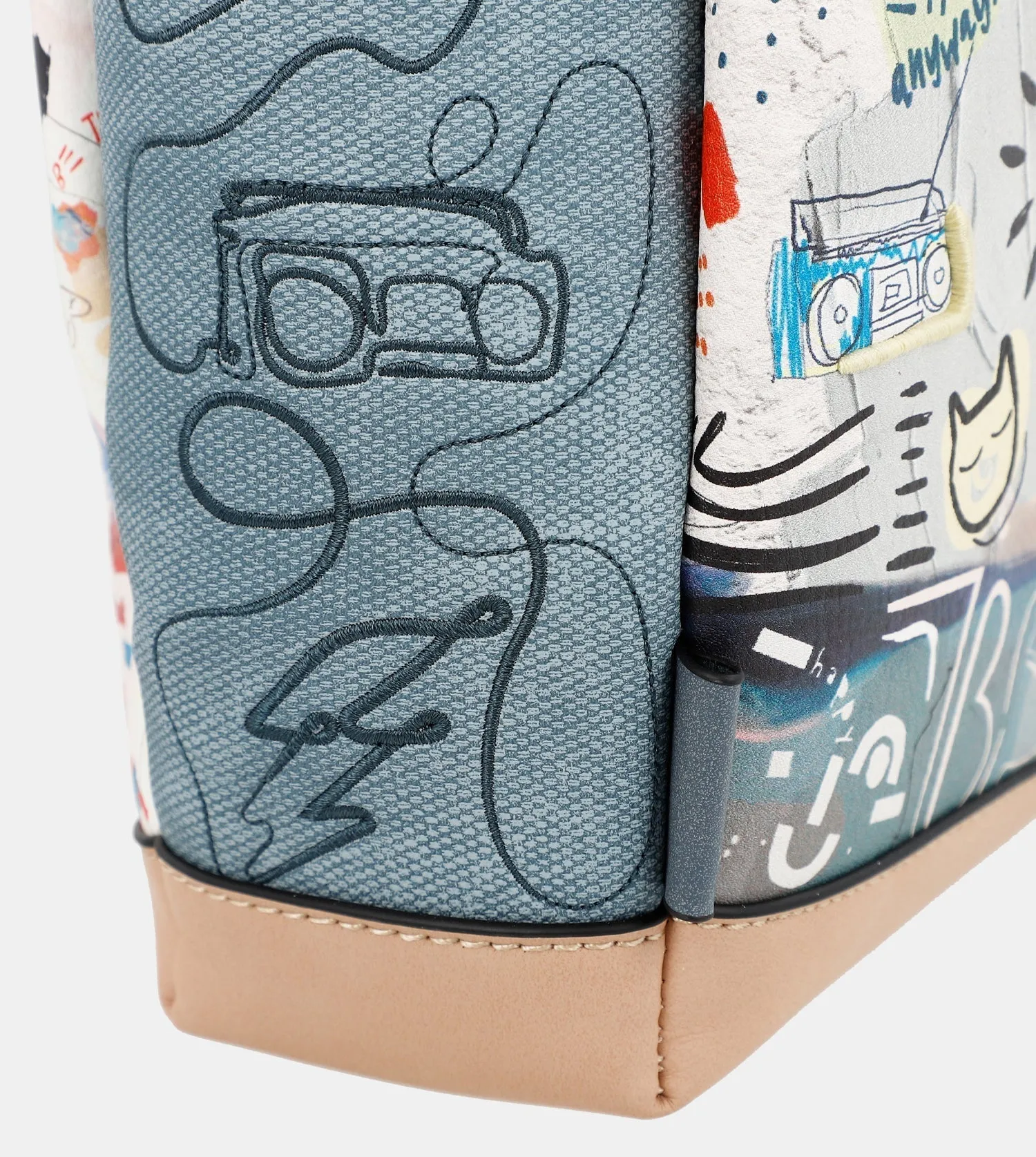 Fun & Music Fun & Music triple compartment shoulder bag