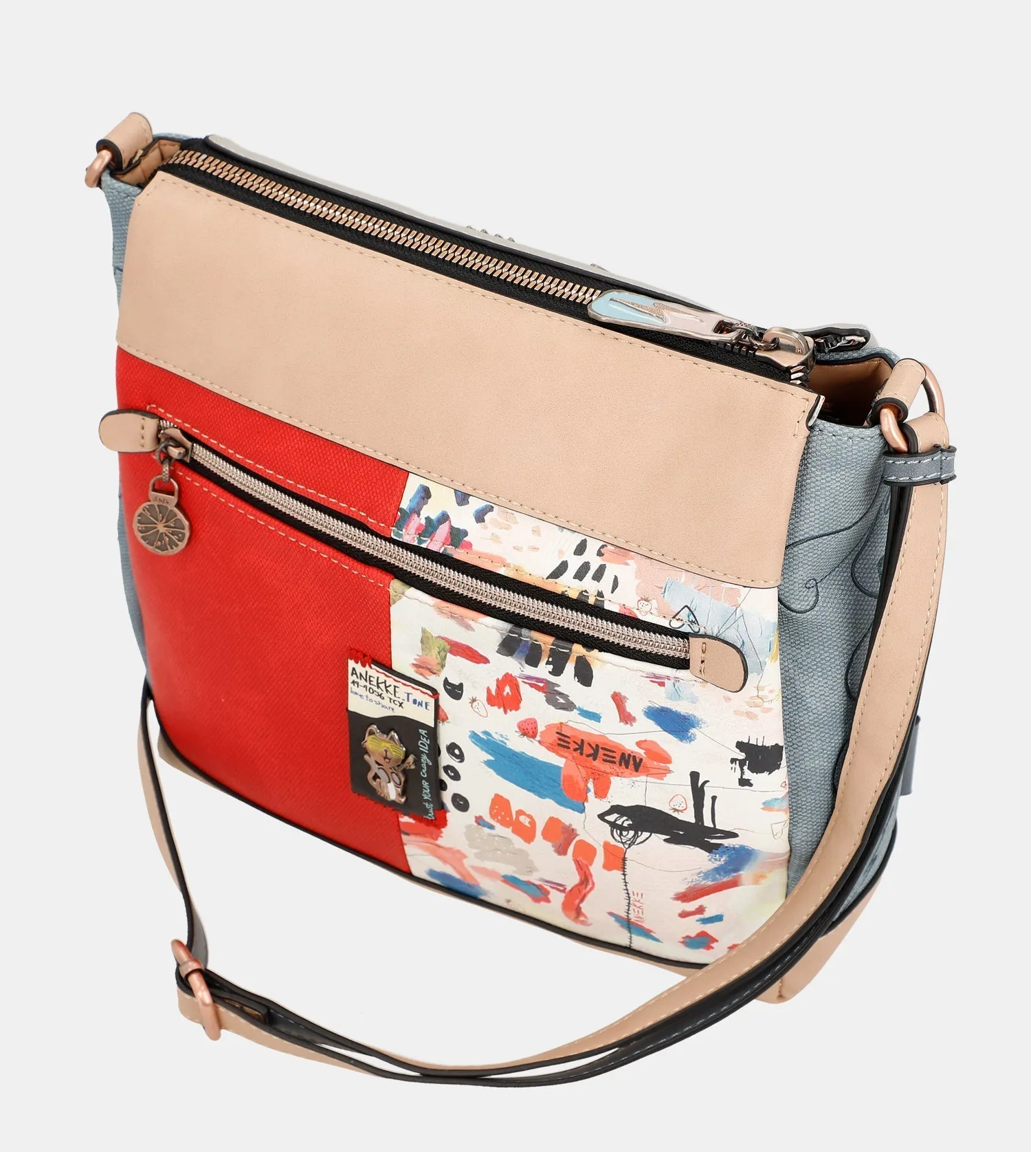 Fun & Music Fun & Music triple compartment shoulder bag