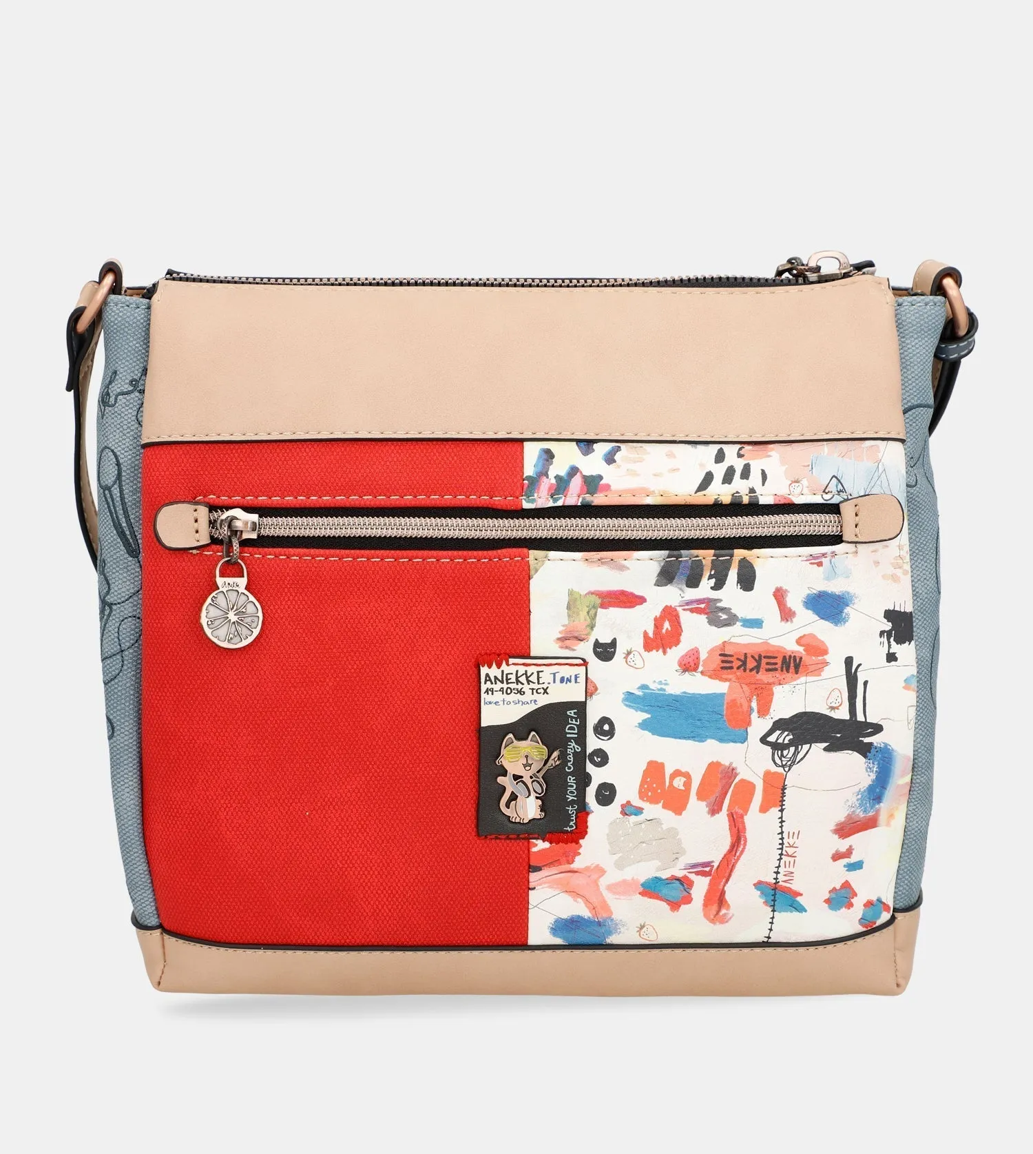 Fun & Music Fun & Music triple compartment shoulder bag