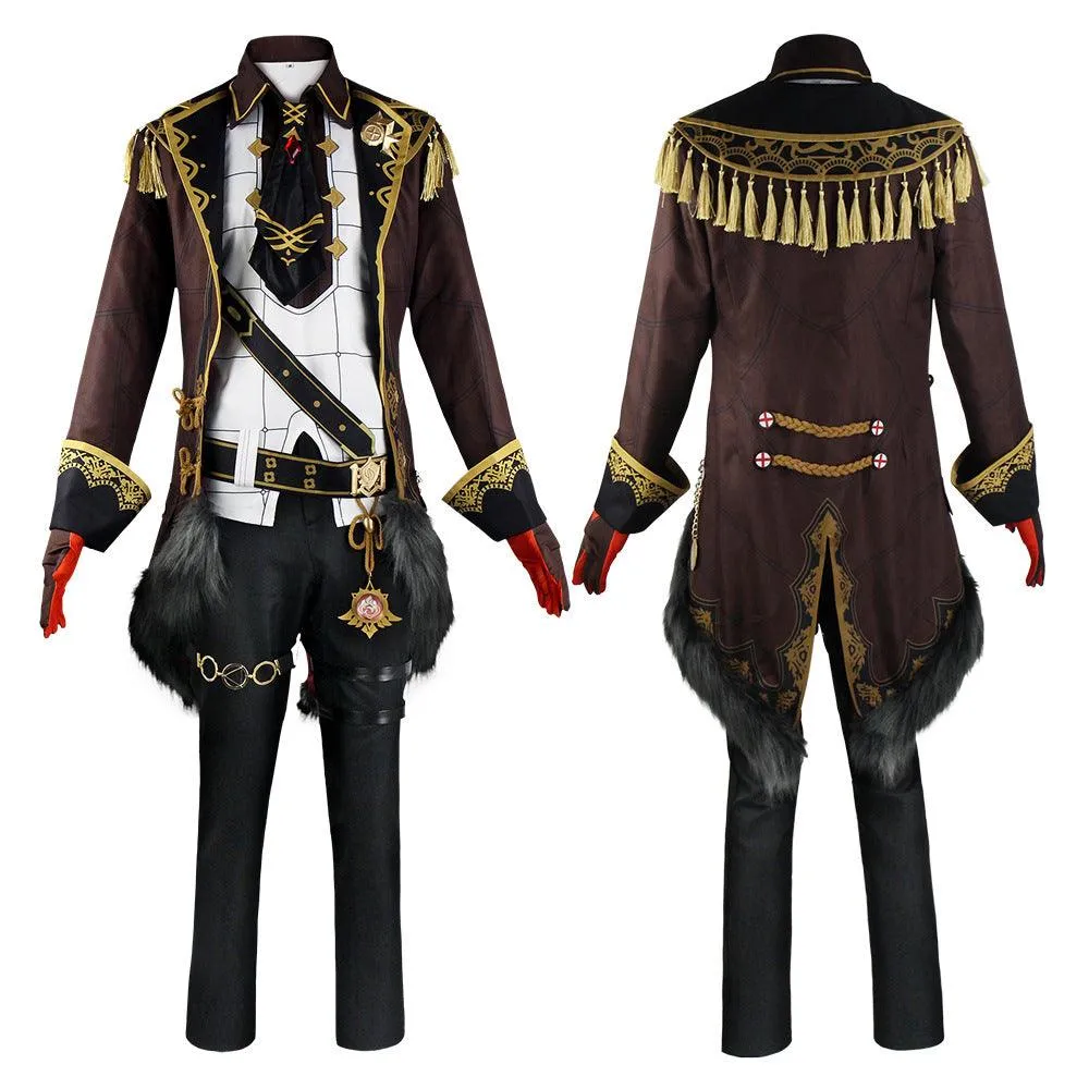 Genshin Impact Diluc The Dark Side of Dawn Cosplay Costume