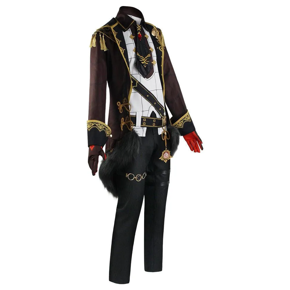 Genshin Impact Diluc The Dark Side of Dawn Cosplay Costume