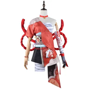 Genshin Impact Yoimiya Cosplay Costume
