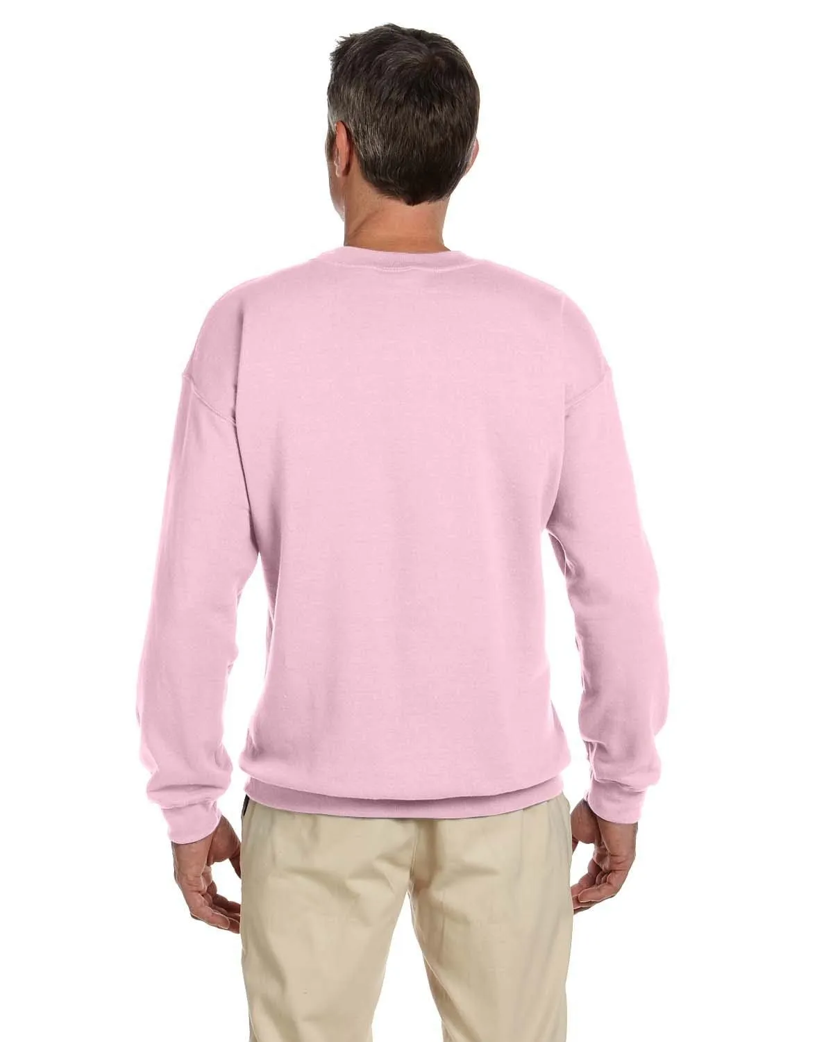 Gildan Lightweight 50/50 Crewneck Sweatshirt | Light Pink