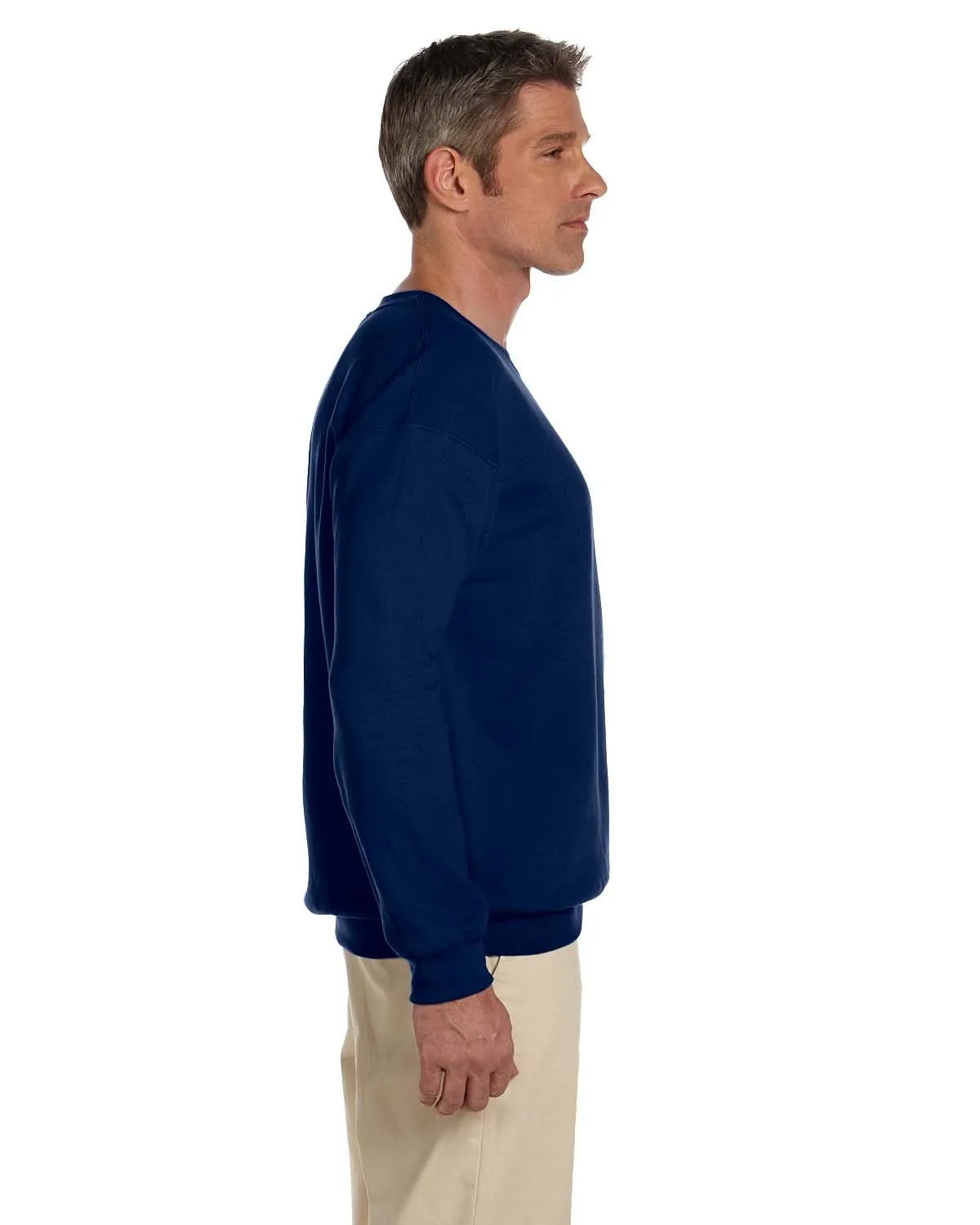 Gildan Lightweight 50/50 Crewneck Sweatshirt | Navy