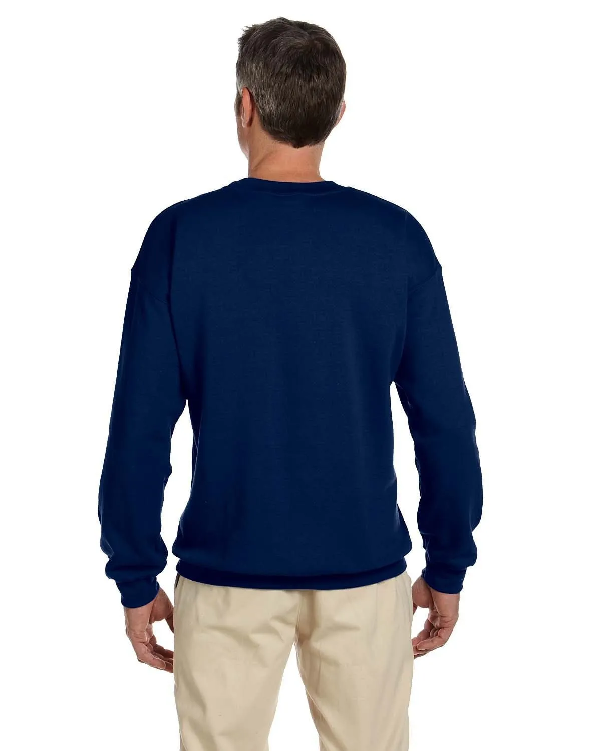 Gildan Lightweight 50/50 Crewneck Sweatshirt | Navy