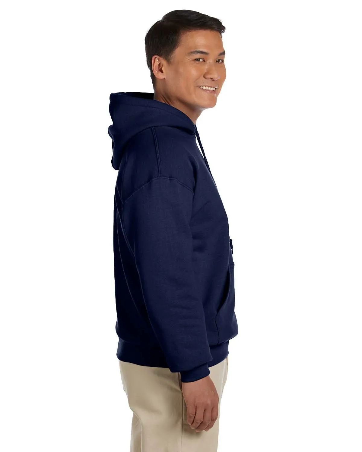 Gildan Lightweight 50/50 Hoodie Sweatshirt | Navy