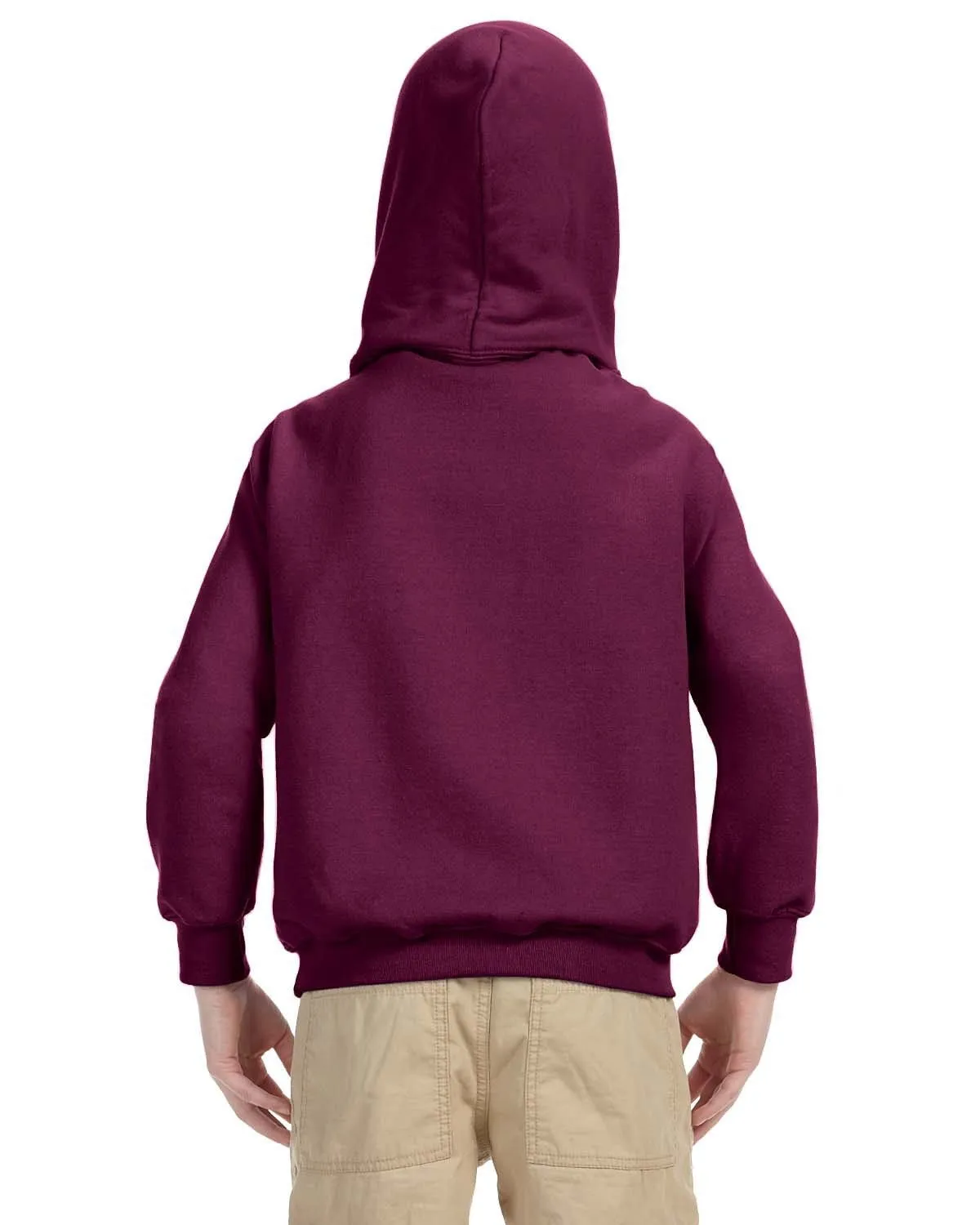 Gildan Youth Lightweight 50/50 Hoodie | Maroon