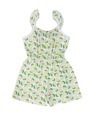 Girls A/S Romper - Lemons