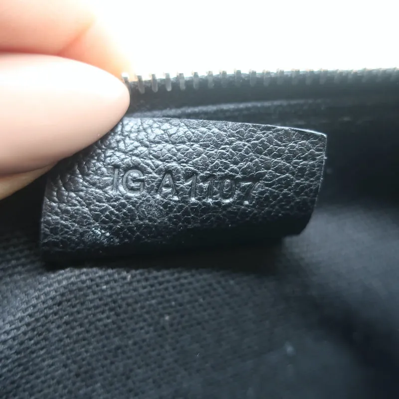 Givenchy Medium Antigona Pouch Black Leather Clutch NEW