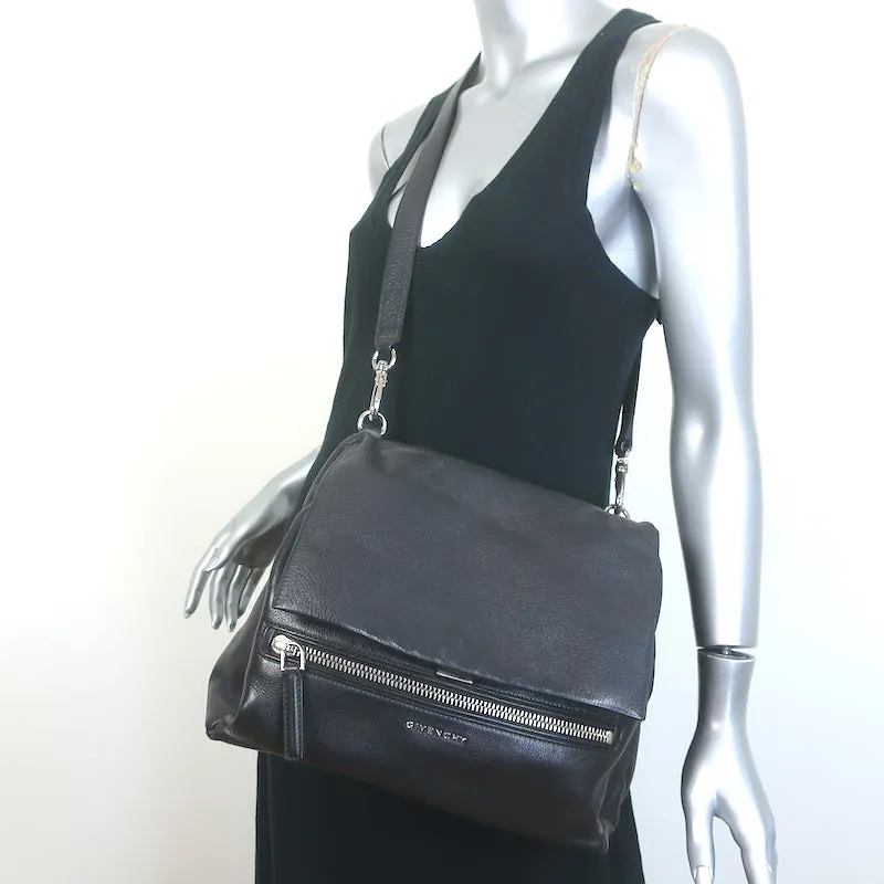 Givenchy Pandora Pure Small Flap Bag Black Leather Crossbody
