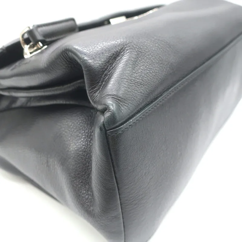 Givenchy Pandora Pure Small Flap Bag Black Leather Crossbody