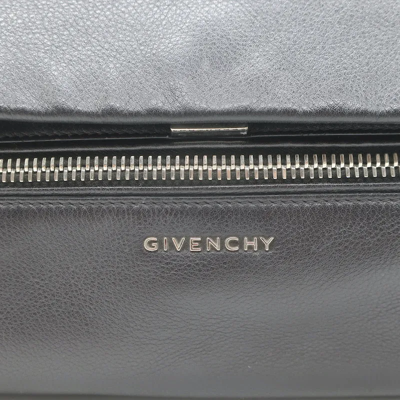 Givenchy Pandora Pure Small Flap Bag Black Leather Crossbody
