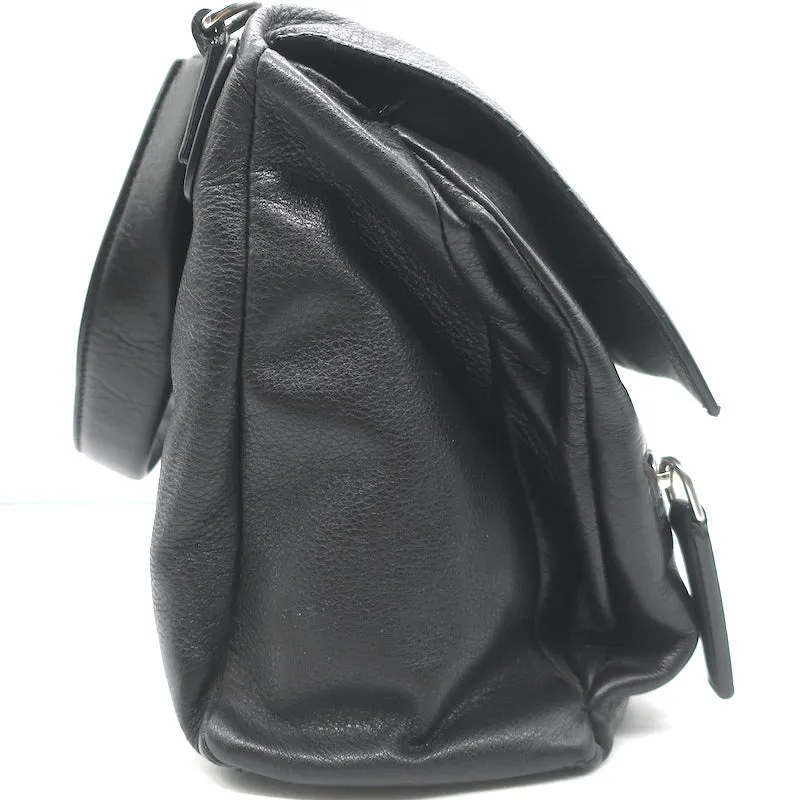 Givenchy Pandora Pure Small Flap Bag Black Leather Crossbody