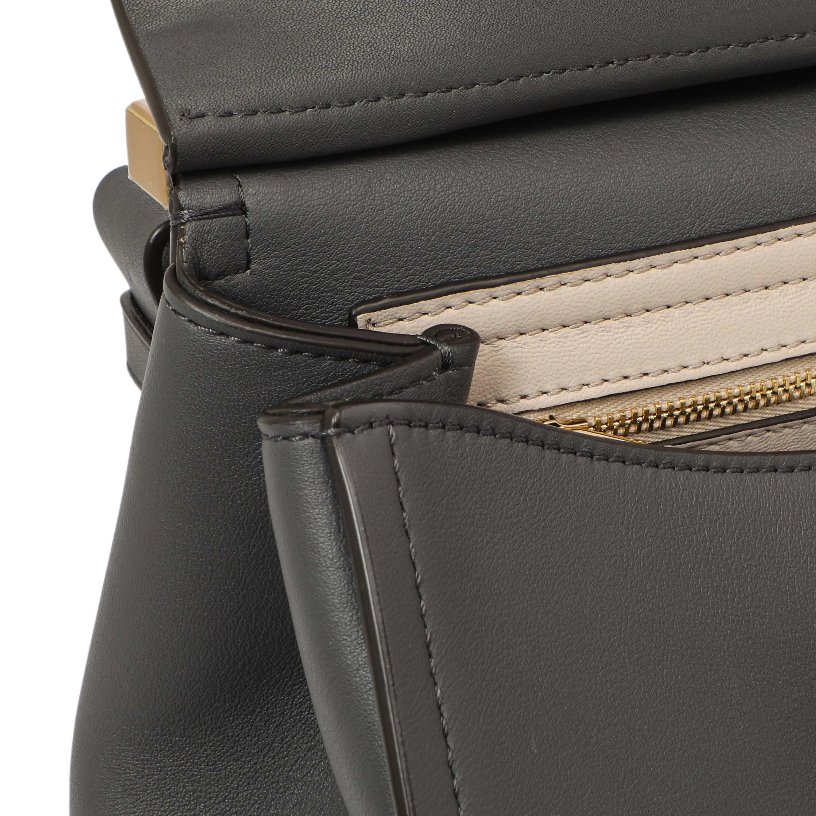Givenchy Storm Grey Calfskin Small Mystic Shoulder Bag
