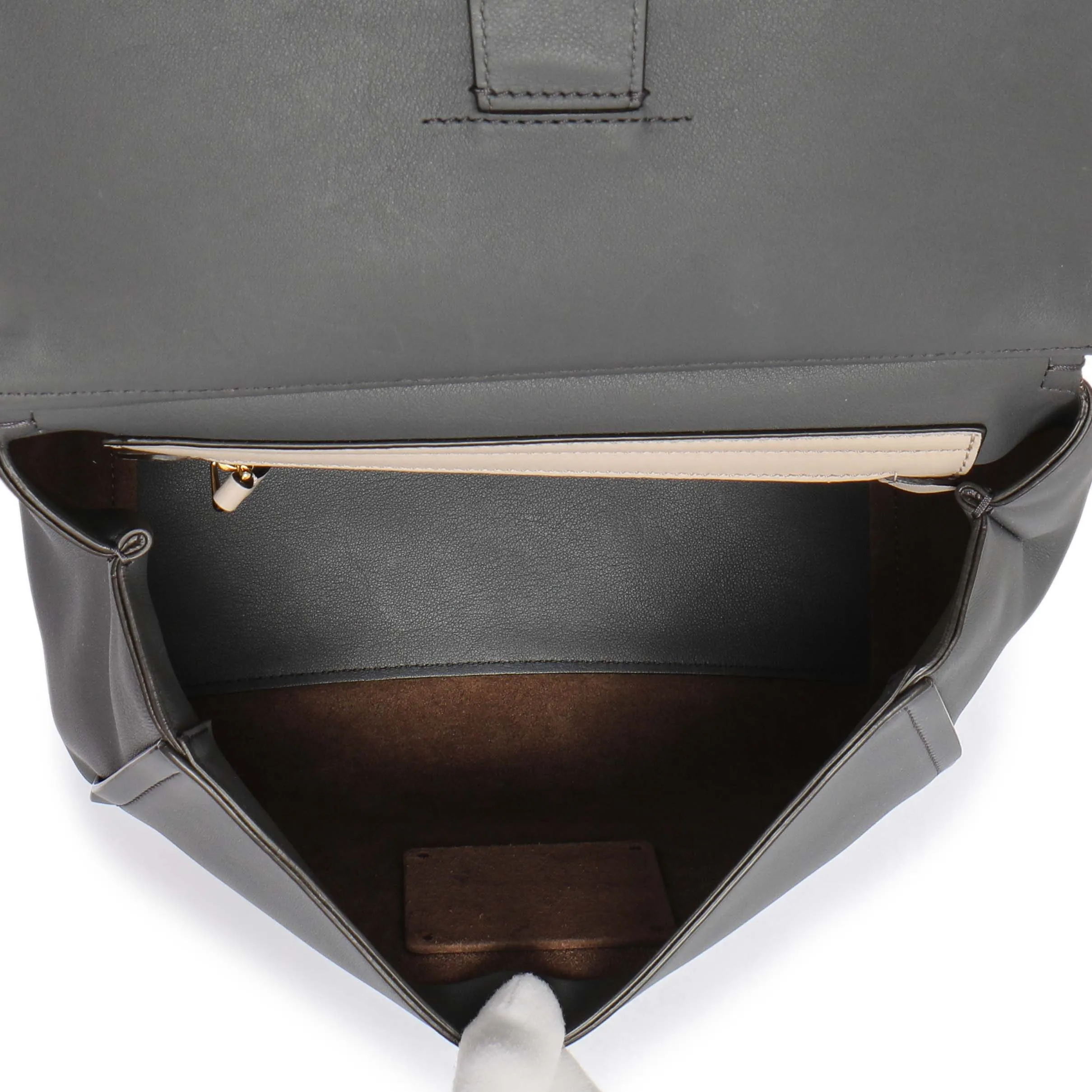Givenchy Storm Grey Calfskin Small Mystic Shoulder Bag
