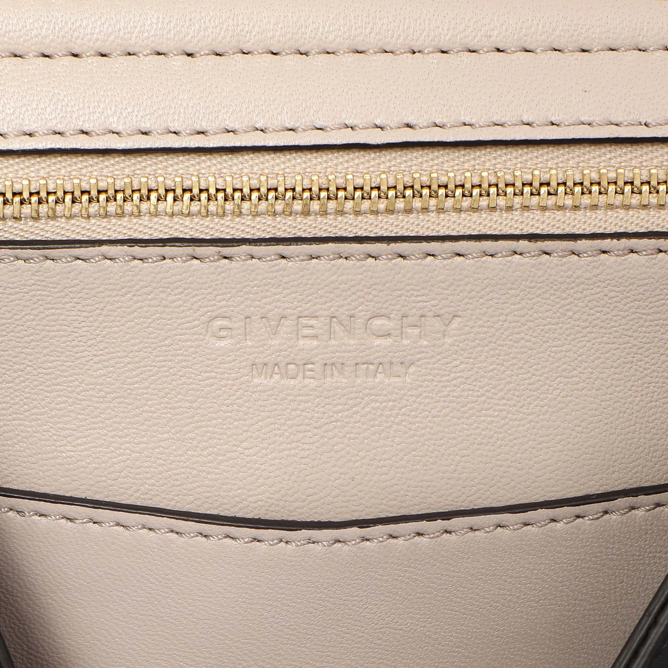 Givenchy Storm Grey Calfskin Small Mystic Shoulder Bag
