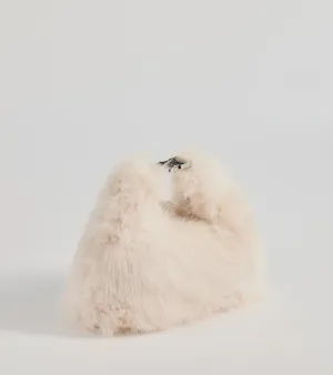Glitzy Luxe Faux Fur Handbag