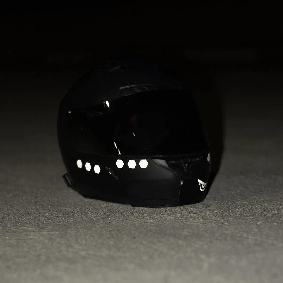 Glowrider Reflective Helmet Sticker - Evil Eyes