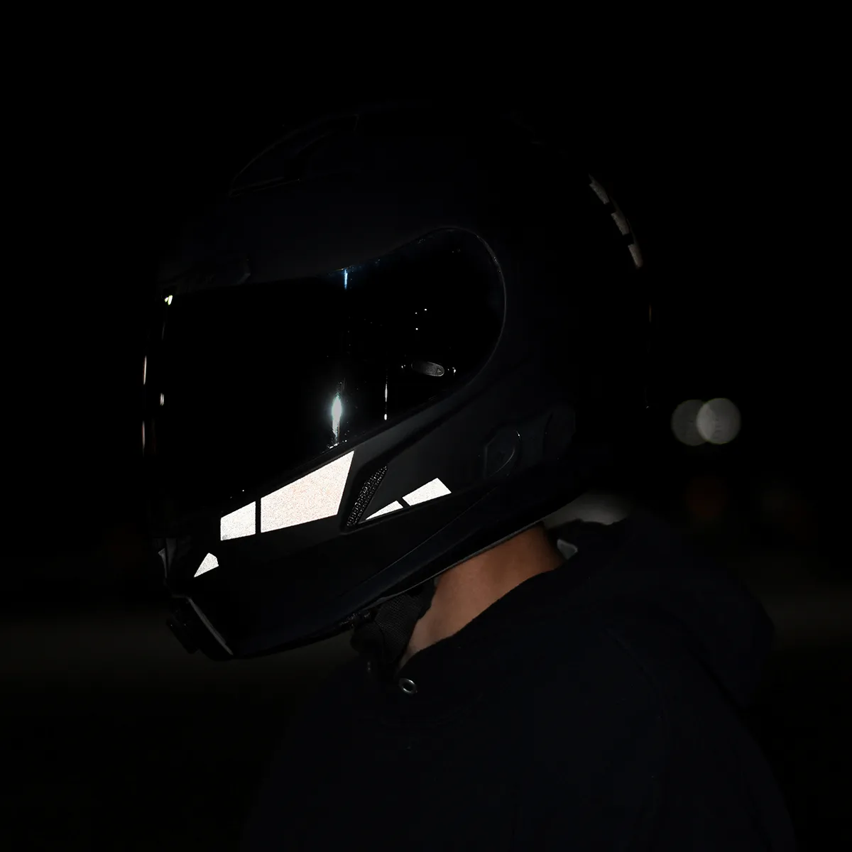 Glowrider  Reflective Helmet Sticker - Stars and Arrows