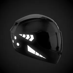 Glowrider  Reflective Helmet Sticker - Stars and Arrows