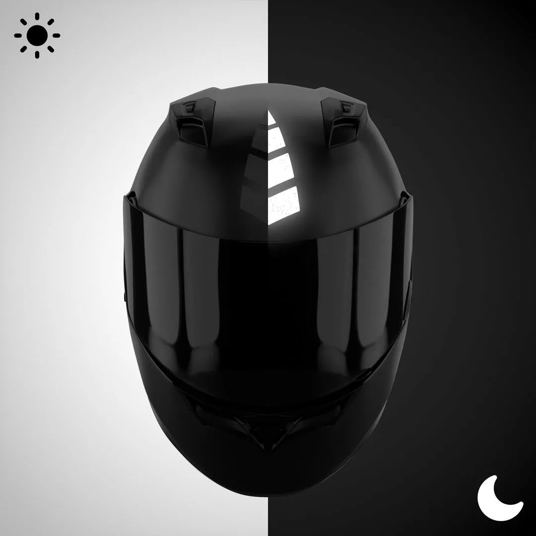 Glowrider  Reflective Helmet Sticker - Stars and Arrows