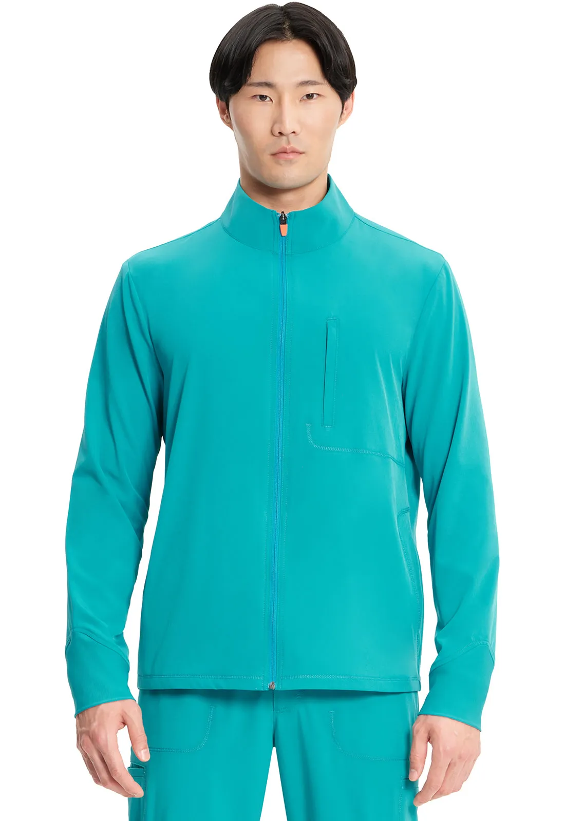 GNR8 IN350A Men's Zip Front Jacket Teal Blue