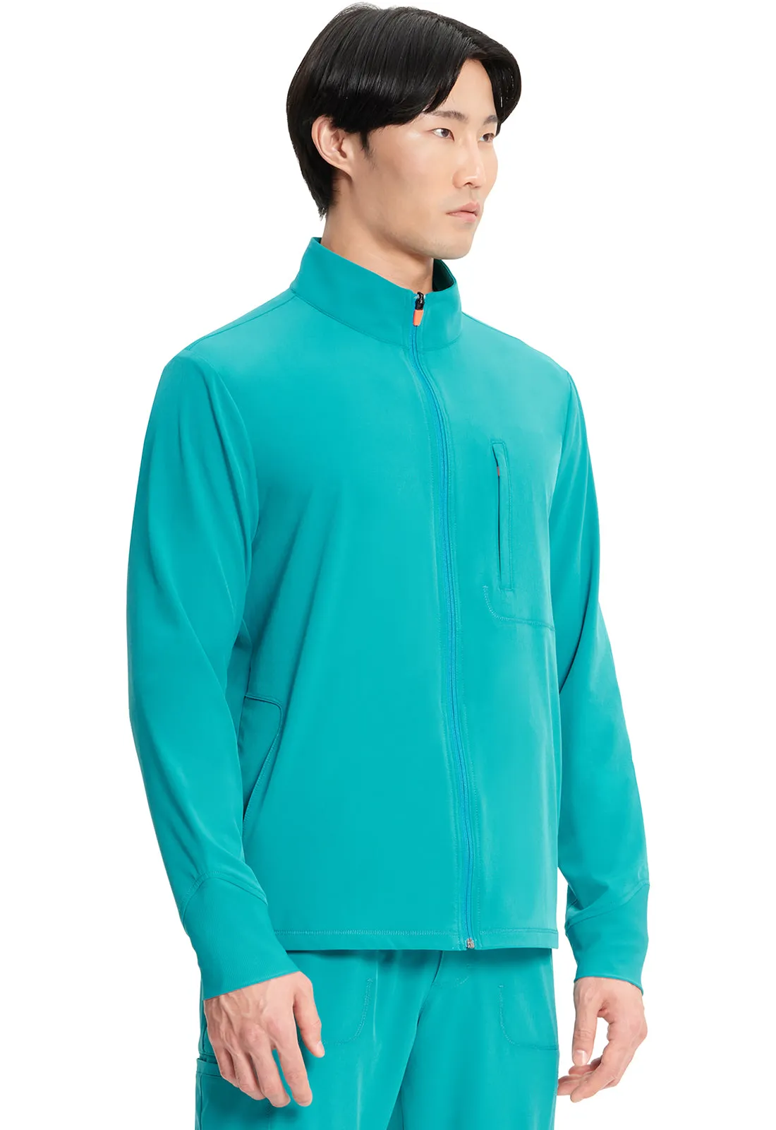 GNR8 IN350A Men's Zip Front Jacket Teal Blue