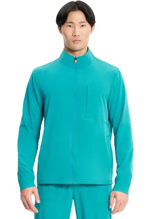 GNR8 IN350A Men's Zip Front Jacket Teal Blue