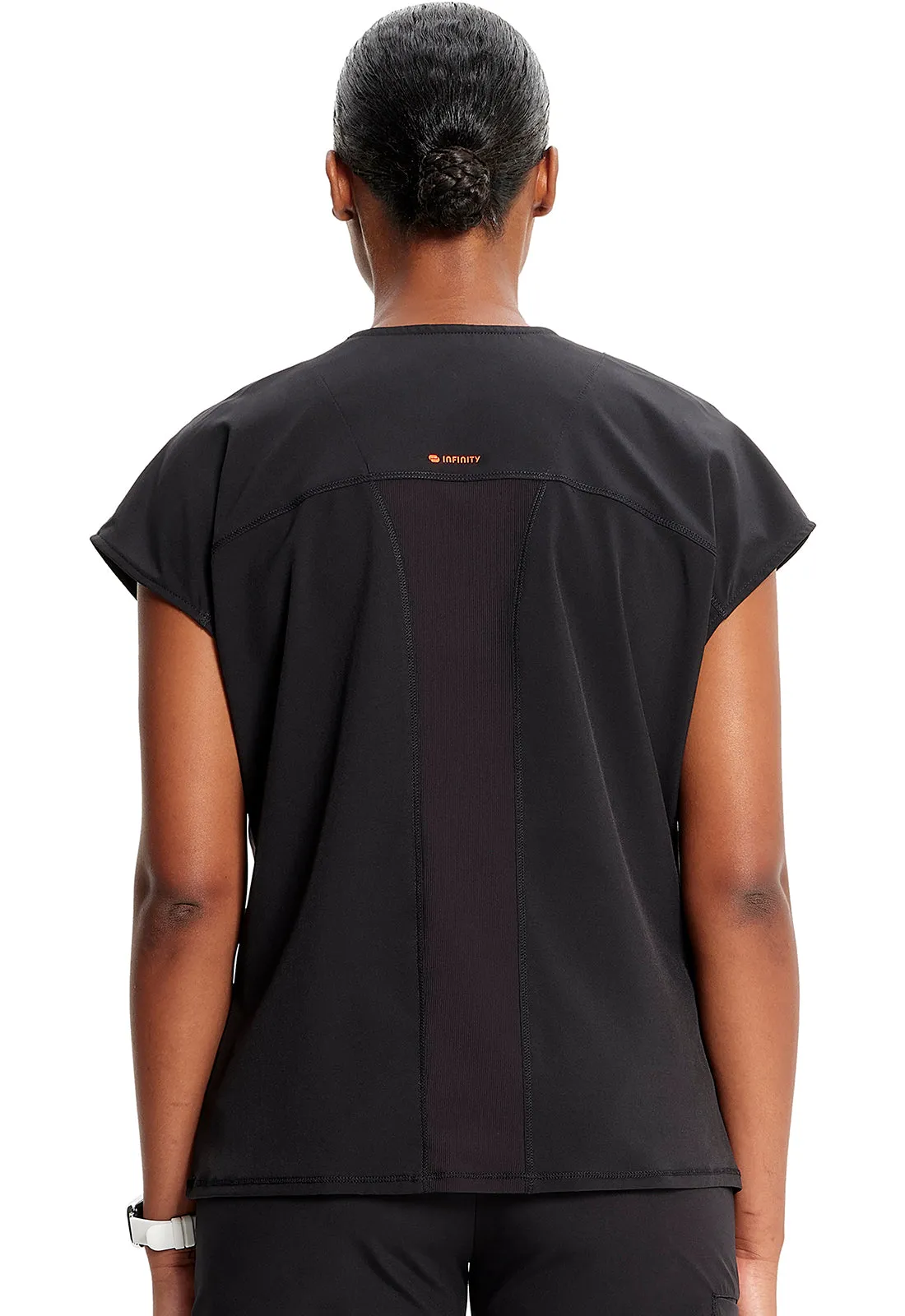 GNR8 IN622A Henley Top Black