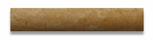 Gold / Yellow Travertine Honed 1 X 6 Qaurter Round Trim Molding - Box of 100 pcs.