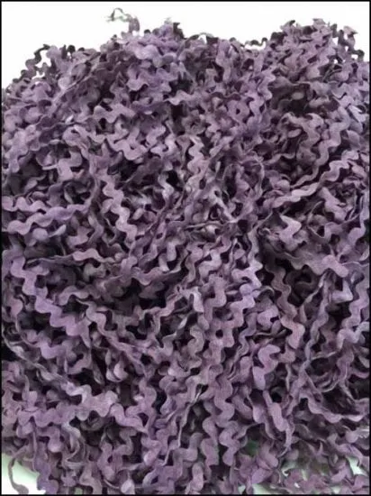 Grape Fizz Rick Rack - Lady Dots Creates Finishing Trims