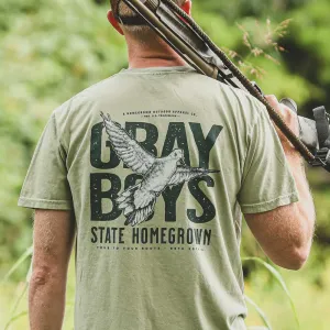 Gray Boys Pocket Tee