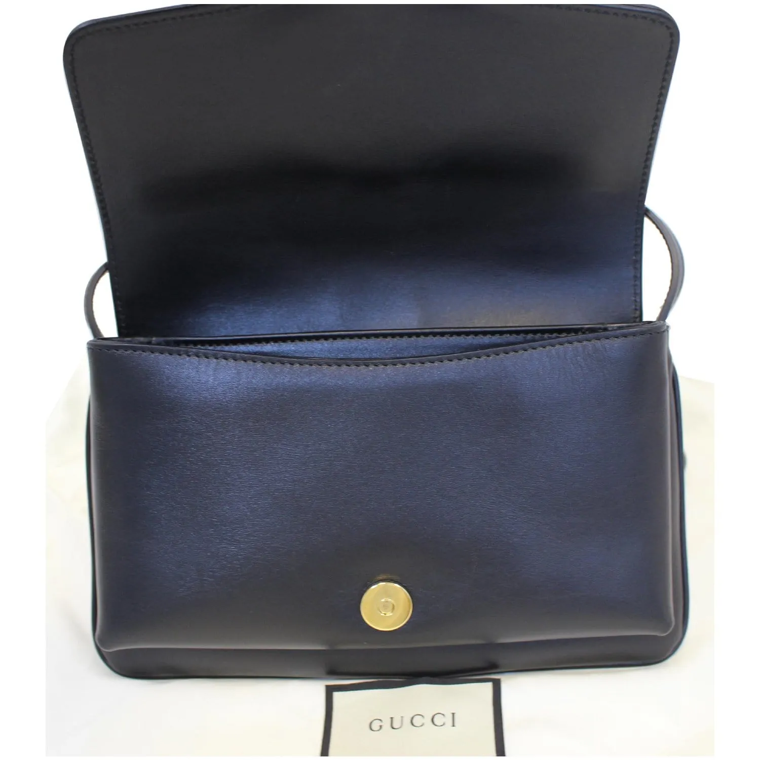 GUCCI Arli Small Leather Shoulder Bag Black 550129